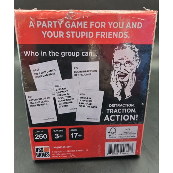 Party Game 17 To Adult At Least 3 Players New In Original Packaging 250 Cards - Picture 3 of 7